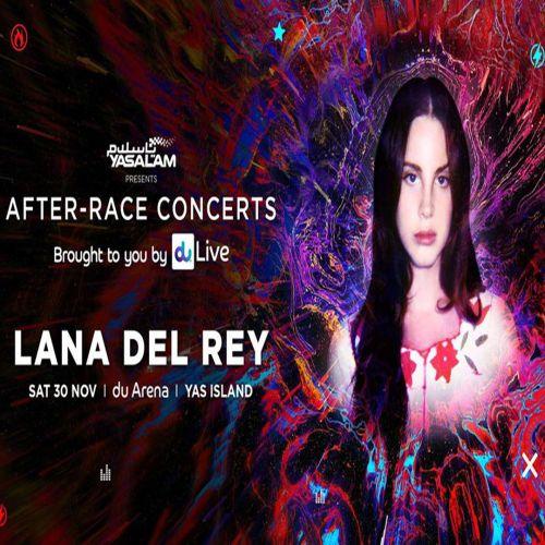 Lana Del Rey brought to you by du Live
