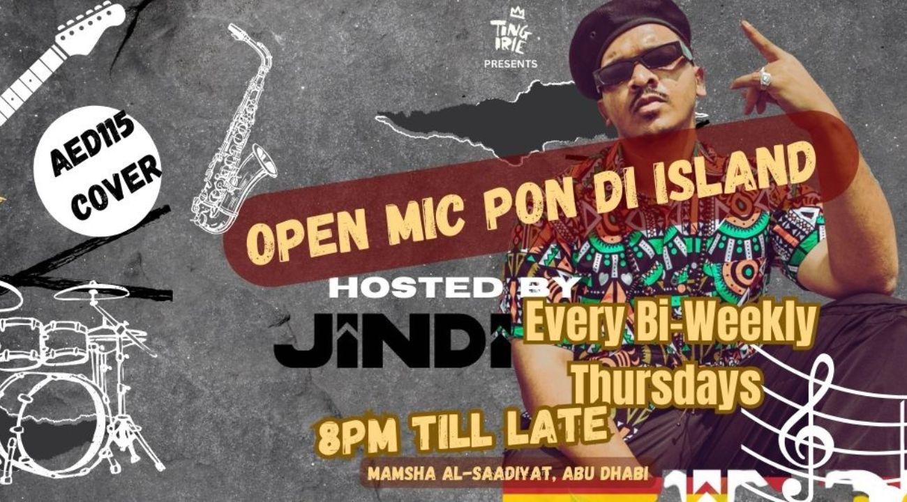 'Open Mic Pon Di Beach' in Abu Dhabi's Ting Irie Jamaican Restaurant!